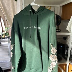 Champion x Civil Regime Embroidered Hoodie Unisex M